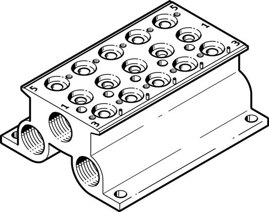 FESTO CPE14-PRS-3/8-5 (543833) Anschlussblock