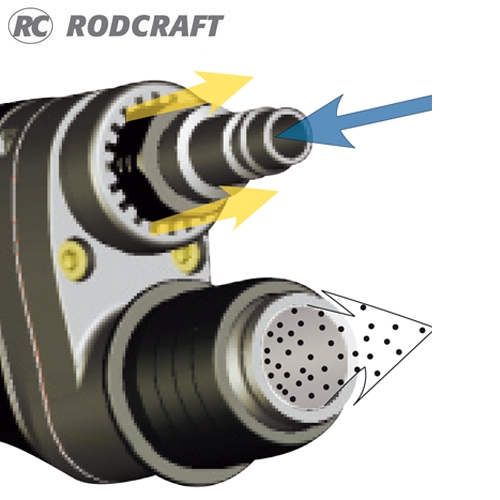 Rodcraft Exzenterschleifer Komposit RC7705V6 2H
