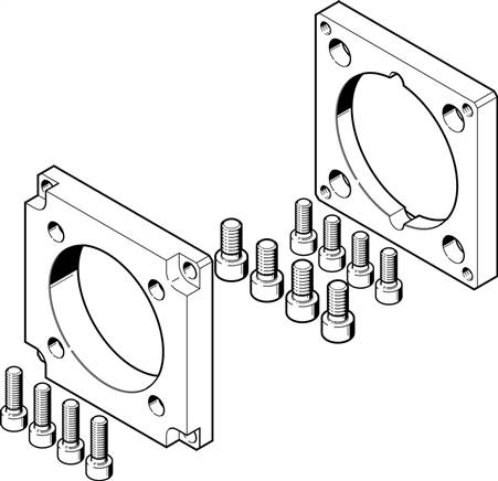 FESTO EAMF-A-95A-120G-G2 (3659724) Motorflansch