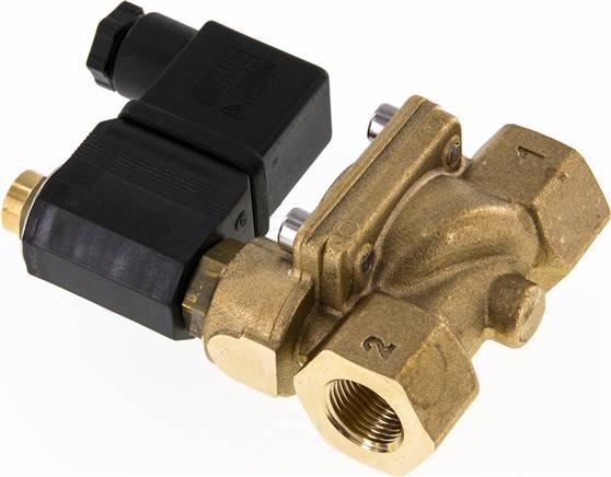 2/2-Wege Magnetventil G 3/8" stromlos geöffnet (NO),NBR 24VAC