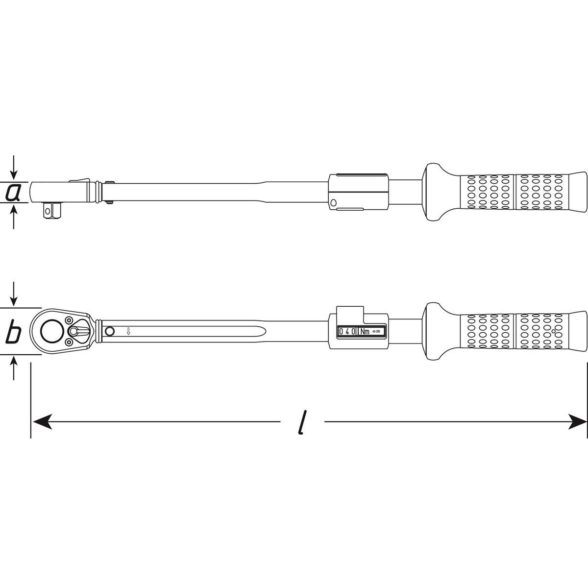 HAZET Drehmomentschlüssel 5122-2CLT