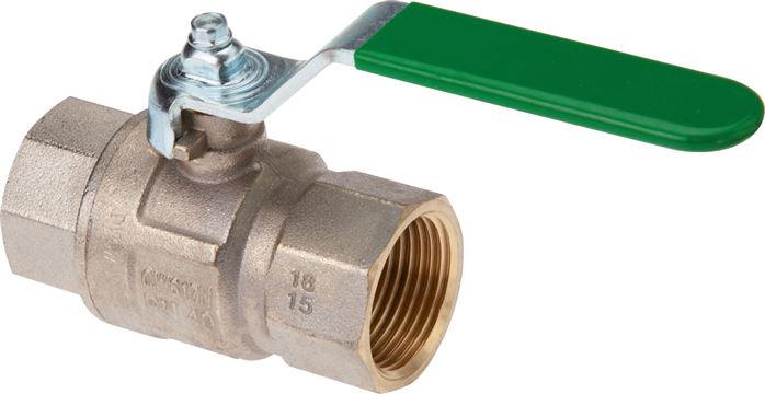 Messing-Kugelhahn, Rp 1/4", -0,9 bis 50bar, für Trinkwasser
