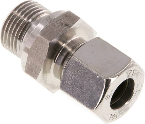 Gerade Schneidringverschr. G 3/8"-10 L (M16x1,5), 1.4571