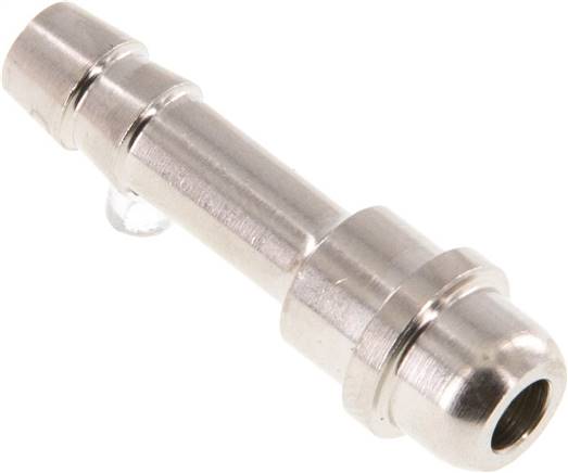 Tülle Messing vernickelt, G 1/4"-6 (1/4")mm, ohne Mutter