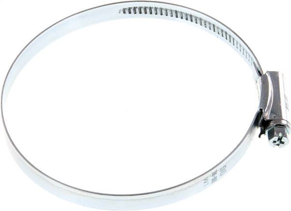 9mm Schlauchschelle 70 - 90mm, Stahl verzinkt (W1) (IDEAL)