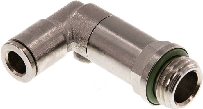 Winkel-Steckanschluss, lang G 1/4"-6mm, IQS-MSV (Hochtemperatur), Dichtung FKM