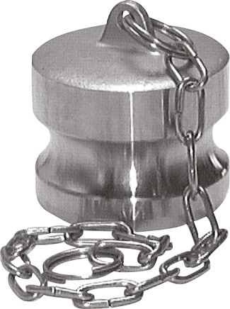 Kamlock-Verschlussstecker (DP) 5", Edelstahl (1.4408)
