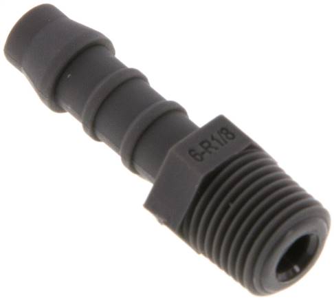 Gewindetülle R 1/8"-6 (1/4")mm, PA 6