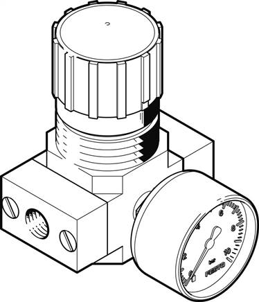 FESTO MS2-LR-QS6-D6-AR-BAR_B Druckregelventil