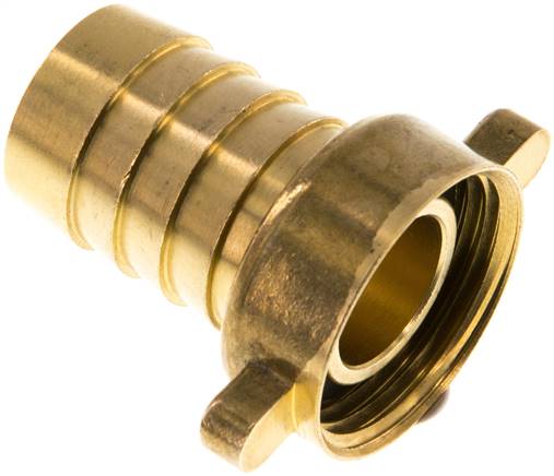 2/3-Schlauchtülle, mit Mutter G 3/4"-19 (3/4")mm, gerade