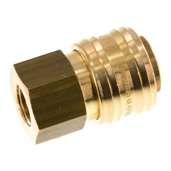 Attacco rapido (NW7.2) G 1/4" (IG), ottone