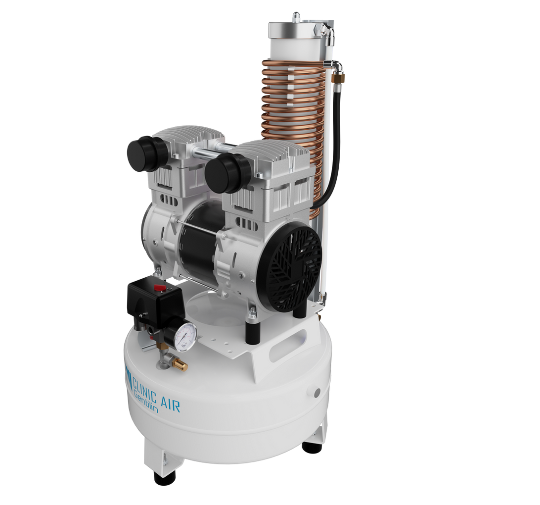 Gentilin ölfreier Kompressor Smart Dry 2.25 | Kolbenkompressor mit Adsorptionstrockner