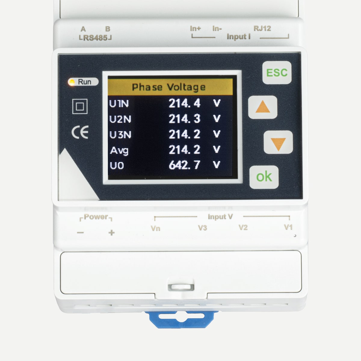 S111 Leistungs- und Energiemessgerät, DIN-Schiene, Modbus/RTU, 18-36 VDC