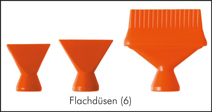 Gelenkschlauch, 1/2", Flachdüse 60 mm breit (innen)