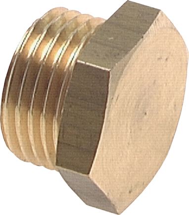 Verschlussstopfen Außenskt. G 1/2", Messing, Standard