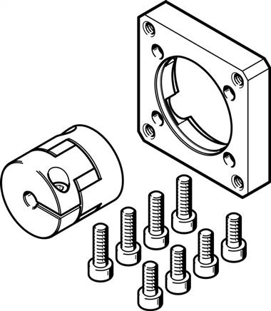 FESTO EAMM-A-P6-38A-57A (562645) Axialbausatz