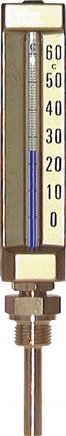 Maschinenthermometer (150mm) senkrecht/-60 bis +40°C/63mm