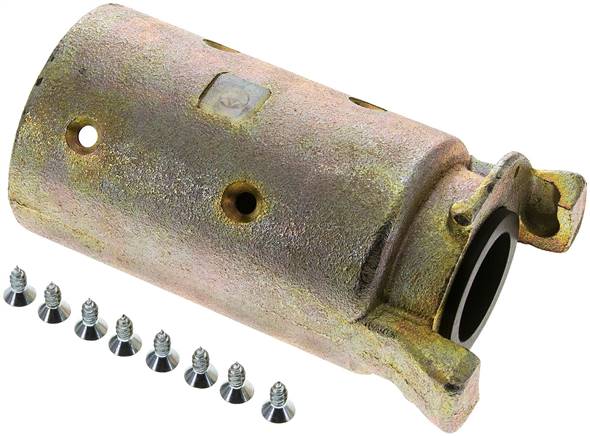 Sandstrahlkupplung Temperguss verzinkt, Schlauch 42x60 mm