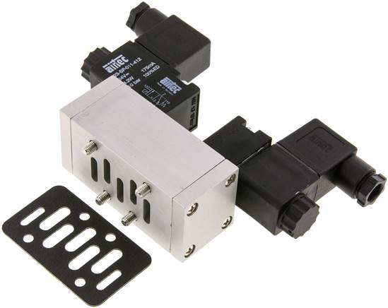 ISO-Ventil (Größe 1), 5/2-Wege Impulsventil, 12 V=