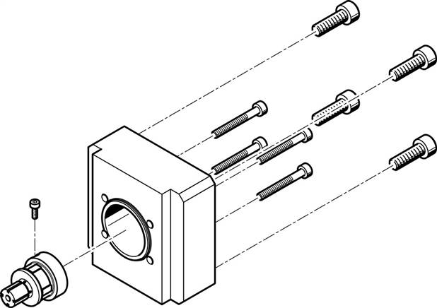 FESTO EAMM-A-L27-55A (557975) Axialbausatz