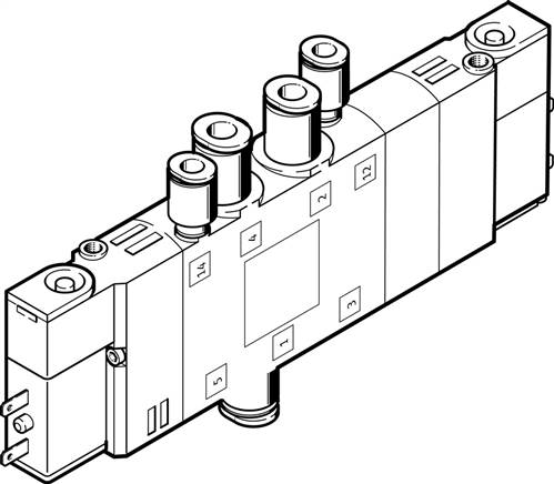 FESTO CPE14-M1BH-5/3GS-QS-6 (196905) Magnetventil
