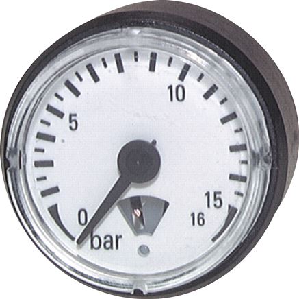 Mini-Manometer, 23mm, 0 - 10bar, G 1/8"
