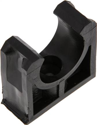 Rohrklemme 25mm, Polyethylen (schwarz)