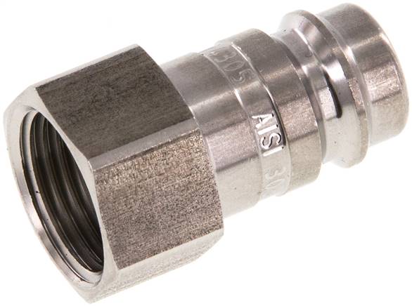 Kupplungsstecker (NW10) G 3/8"(IG), Edelstahl