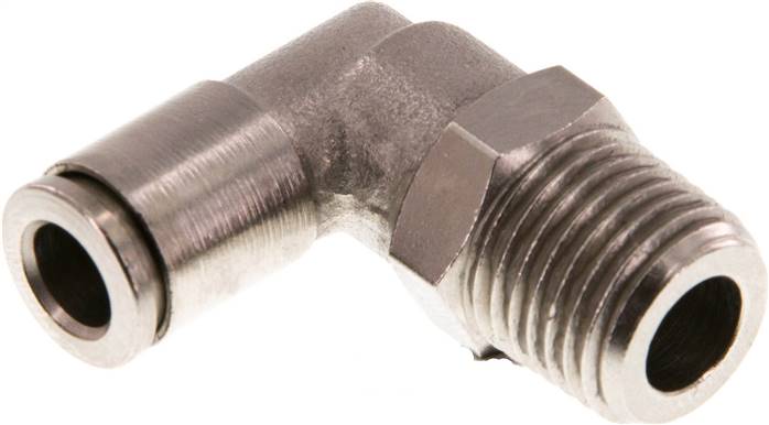 Winkel-Steckanschluss R 1/4"-6mm, IQS-MSV (Hochtemperatur), Dichtung FKM