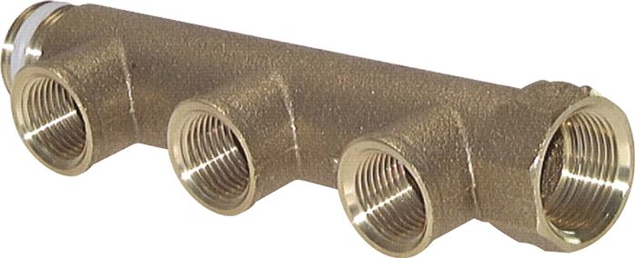 Verteilerrohr G 3/4"(IG/AG), Abgang 2 x G 1/2" (IG)