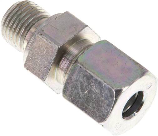 Gerade Schneidringverschr. G 1/4"-8 S (M16x1,5), Stahl verzinkt