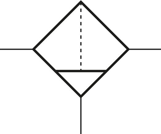 STANDARD-Filter, G 1/2", Standard 3, Metallbehälter, Kondensatablass automatisch