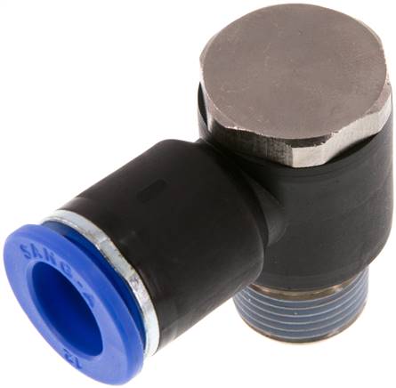 Winkel-Steckanschluss R 3/8"-12mm, IQS-Standard, während der Montage positionierbar