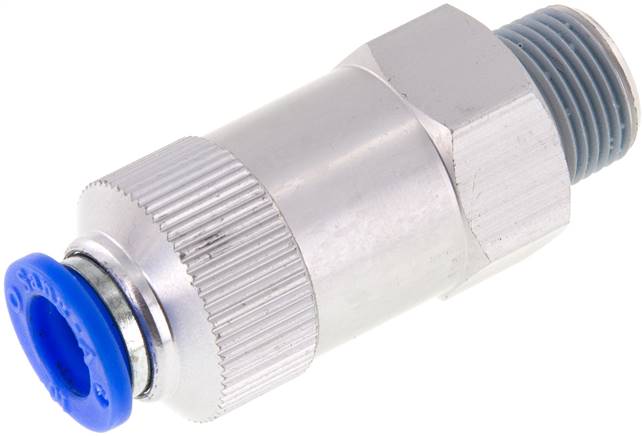 Rückschlagventil R 3/8"-10mm, Durchfluss vom Gewinde zum Schlauch, IQS-Standard