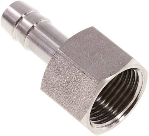 Aufschraub-Schlauchtülle G 3/8"-8 (5/16")mm, 1.4571