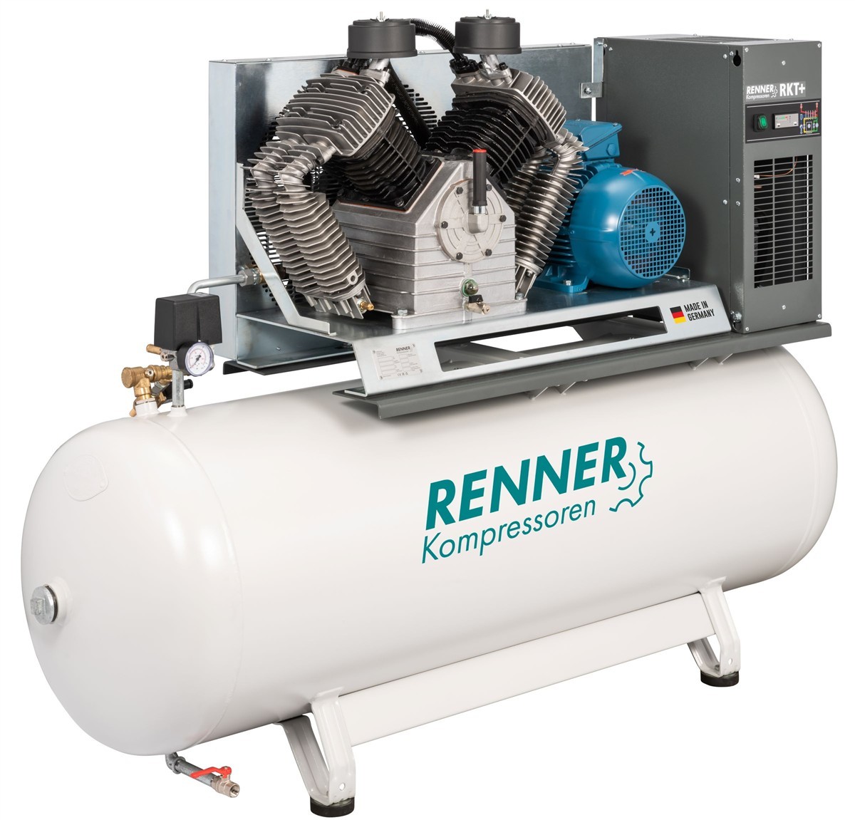 RENNER RIKO 1340/500 ECN-KT Industrie-Kolbenkompressor 10 bar mit Kältetrockner