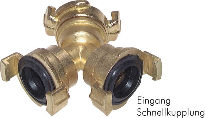 GK-Y-Verteiler, Eingang: Schnellkupplung