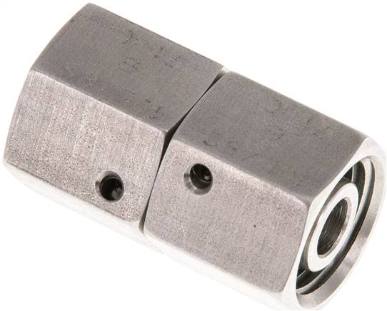 Gerader Verbinder 10 L-10 L, 1.4571, mit Dichtkegel und O-Ring