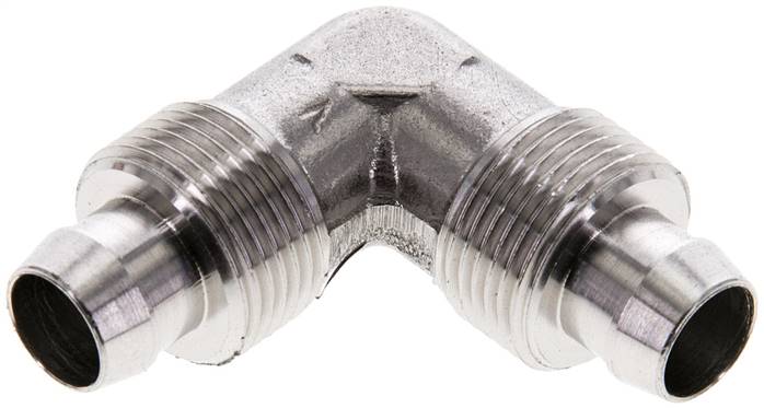 Winkel-Gewindestück 10x8mm, 1.4404 ohne Muttern