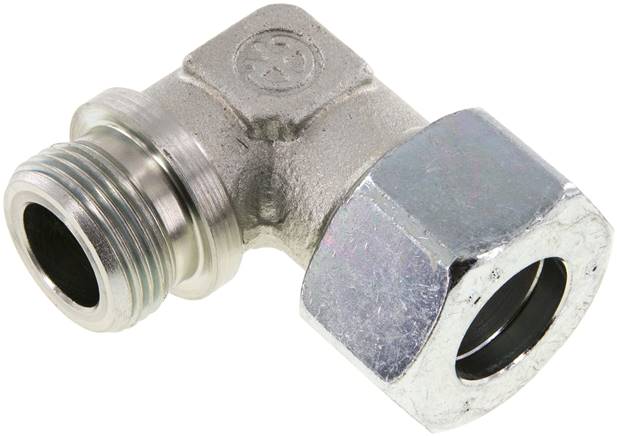 Winkel-Schneidringverschraub. G 1"-25 S (M36x2), Stahl verzinkt
