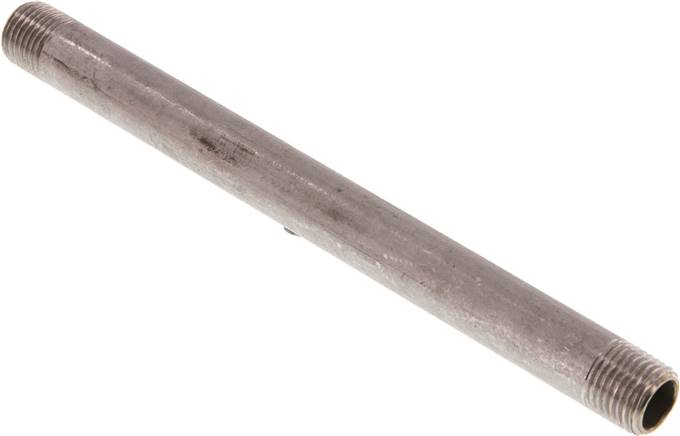 Rohrdoppelnippel R 1/4"-150mm, 1.4571