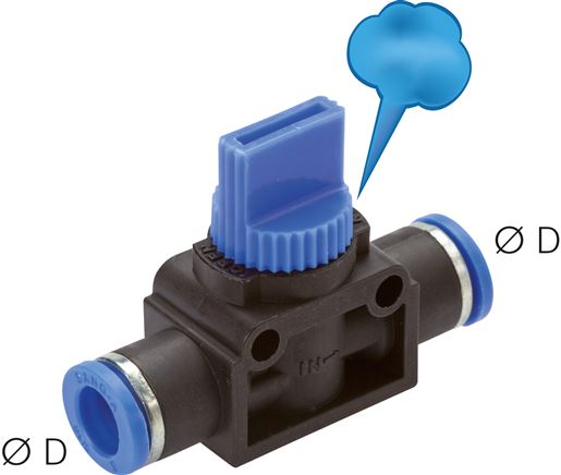3/2-Wege-Absperrventil 10mm, IQS-Standard