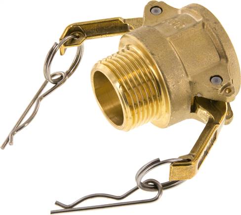 Kamlock-Kupplung (B) R 1"(AG), Messing