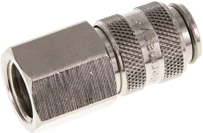 Schnellkupplung (NW5) G 1/4"(IG), Messing vernickelt