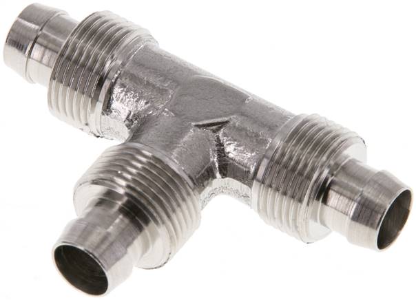 T-Gewindestück 10x8mm, 1.4404 ohne Muttern