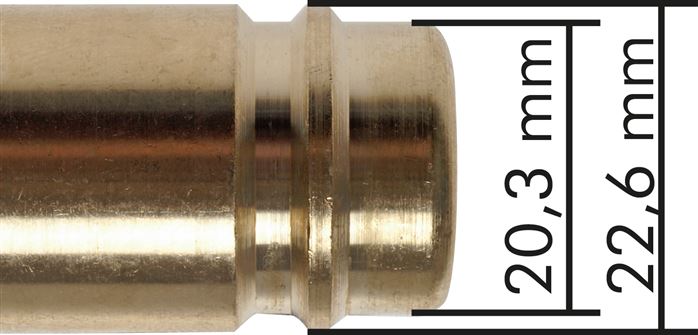 Schnellkupplung (NW15) 13 (1/2")mm Schlauch, Messing vernickelt