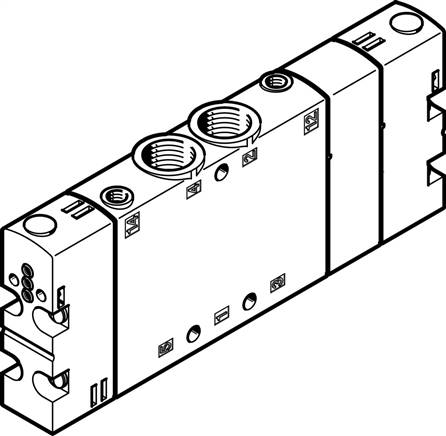 FESTO CPE18-P1-5/3B-1/4 (550161) Grundventil