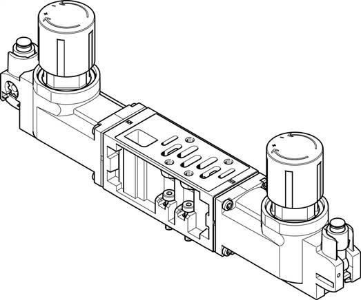 FESTO VABF-S1-2-R4C2-C-6 (555763) Reglerplatte