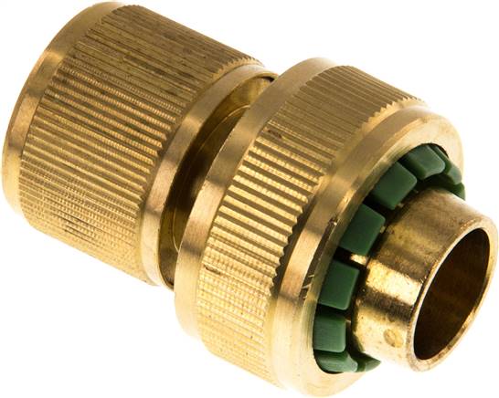 Schnellkupplung Schlauch 19 (3/4")mm, Messing, mit Wasserstopp