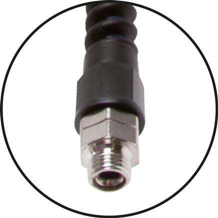 PUR-Spiralschlauch G 3/8"-12 x 8 mm, 6,0 mtr. Arbeitslänge